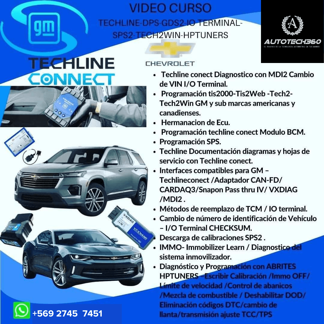 Curso Chevrolet Gm Techline Connect