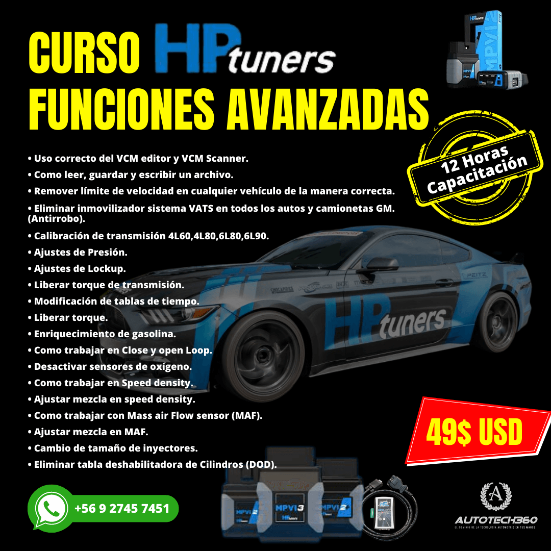 Hp Tuners Funciones Avanzadas