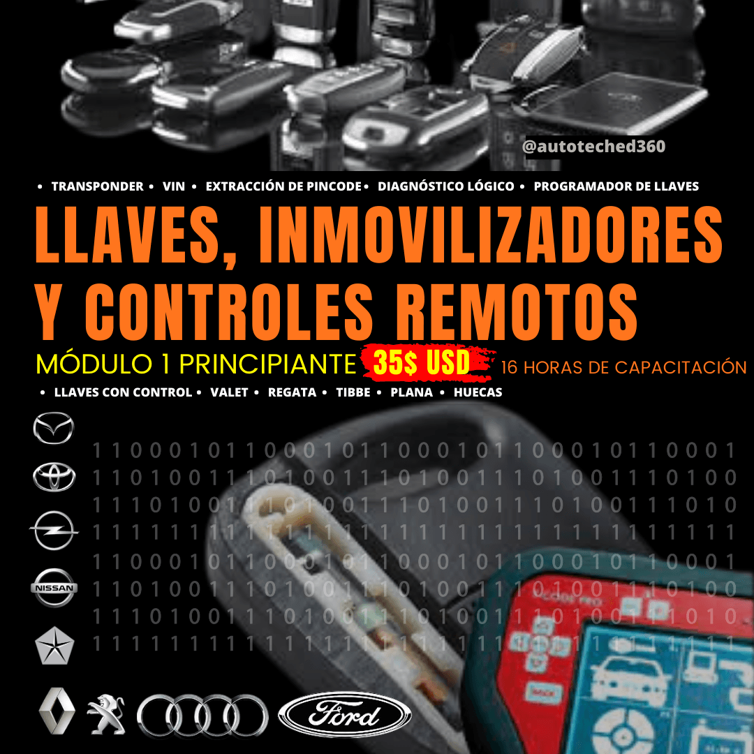 LLaves, inmovilizadores y controles remotos
