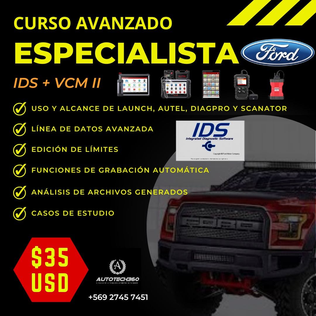 Curso Avanzado Especialista Ford IDS - VCM II