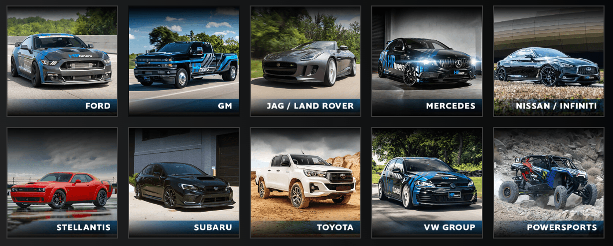 Compatibilidad de vehiculos con hp tuners