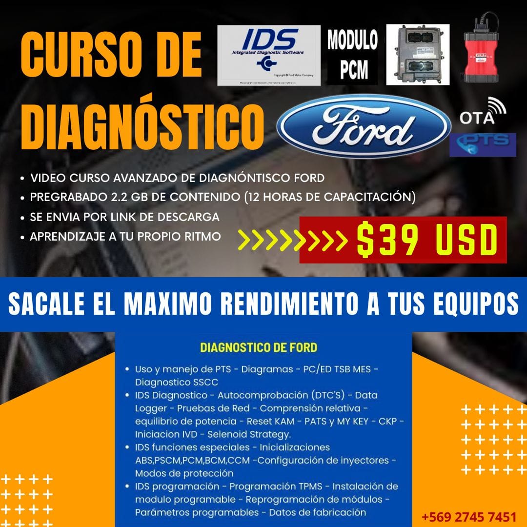Curso Ford Diagnóstico Avanzado
