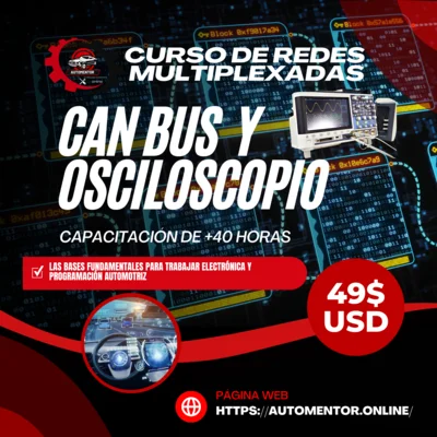 Curso Can Bus, Redes Multiplexadas y Osciloscopio