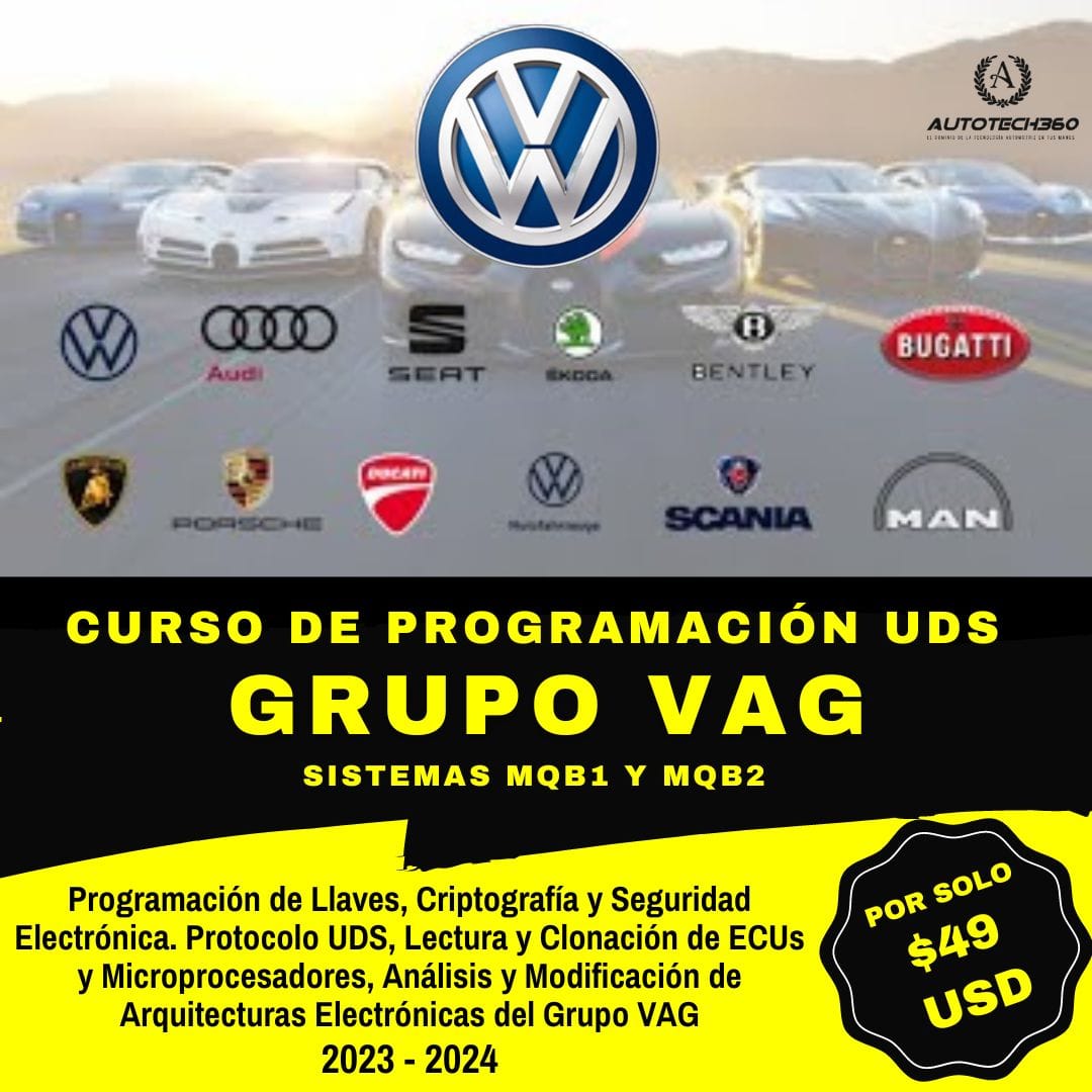 Curso de Programación UDS Sistemas MQB1 y MQB2 de Grupo Volkswagen