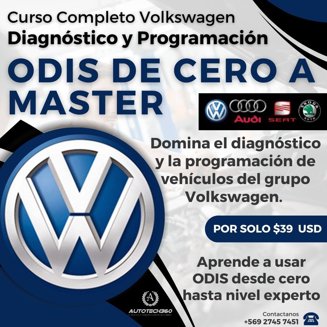 ODIS DE CERO A MASTER Curso Completo Volkswagen Diagnóstico y Programación