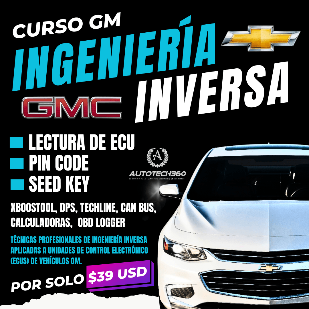 Curso GM Ingeniería Inversa Lectura de ECU, PIN y Seed Key
