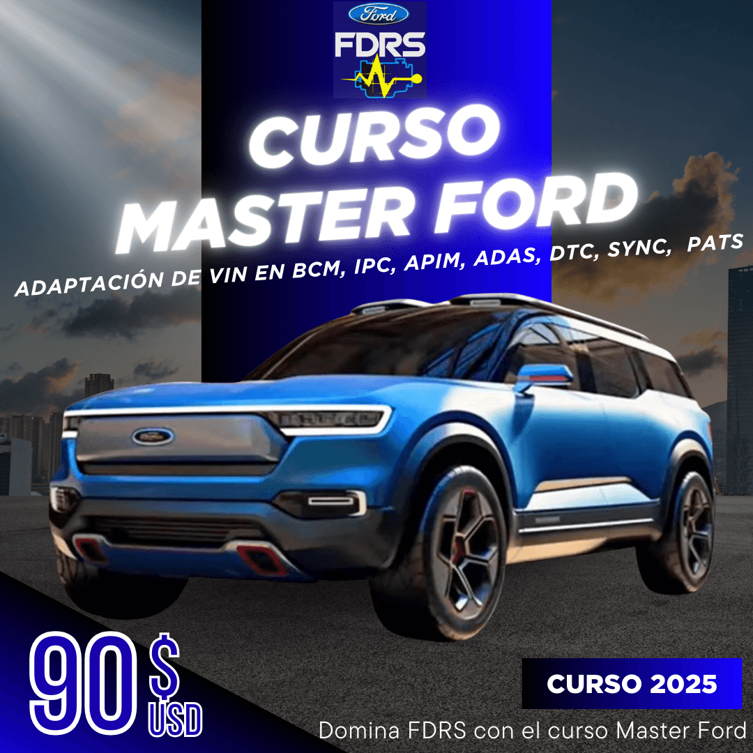 Master Ford FDRS Programación de Módulos y Adaptación de VIN