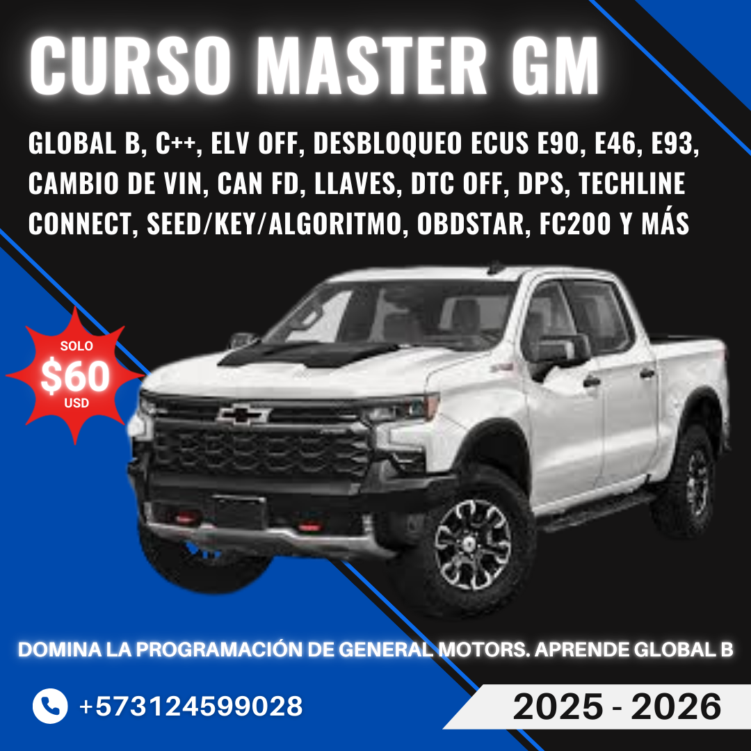 Curso Master GM Global B 2025 - 2026